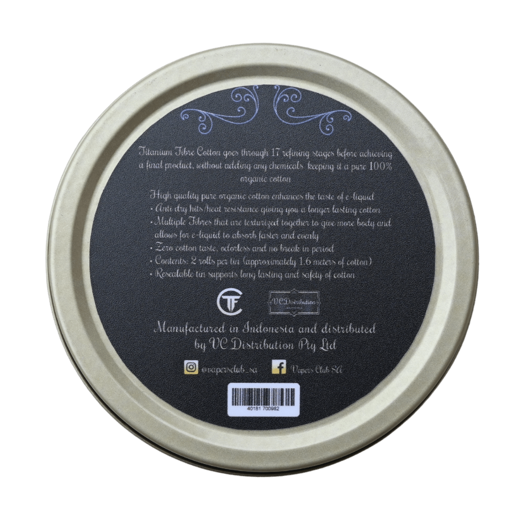 TFC x Vapers Club - 100% Organic Cotton Tins